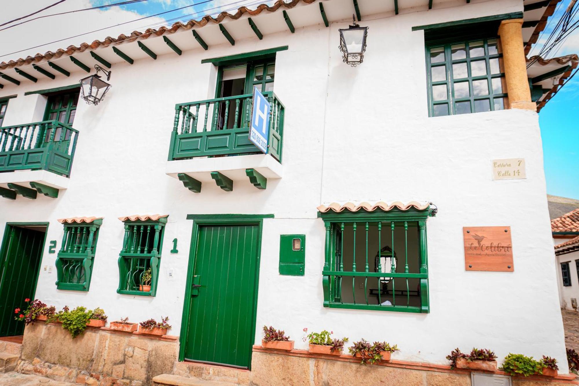 Apartamentos Y Habitaciones Le Colibri - Villa De Leyva Exterior photo